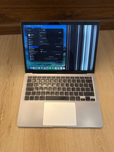 Macbook Air M1 A2337 Silver Grey - for parts