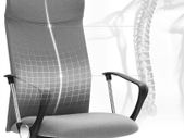 Office Chair with padded seat , Ergonomic Swivel Chair