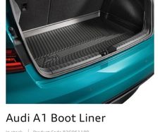 Audi A1 boot liner for 2019 to current model
