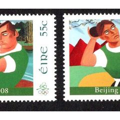 2008 Ireland Beijing Olympic Games Commemorative Stamps Mint Never Hinged (MNH)