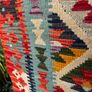 Handwoven Pakistani Kilim Rug 100% Wool, Multicolour Image 4