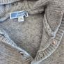 3m, Jacadi Paris Grey Baby Knit Hooded Set Image 3