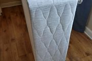 a frame of a bed