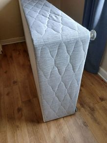 a frame of a bed