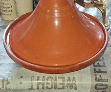 Very Large Authentic Moroccan Clay Tagine Pot Traditional Conical Ceramic Cookware, Bring the flavors of North Africa right into your kitchen