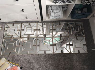 Small Art Deco Mirrors x 5 (5 sold)