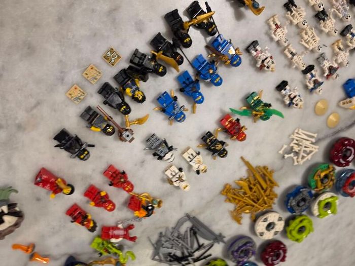 Lego Ninjago Fire Temple and  Mini Fig Collection