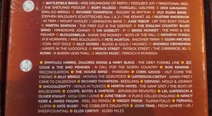 4 Folk Cd Box Set Mint