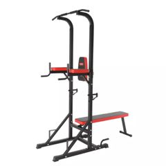 Power Rack With Foldable Bench