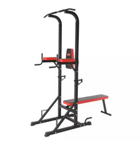 Power Rack With Foldable Bench