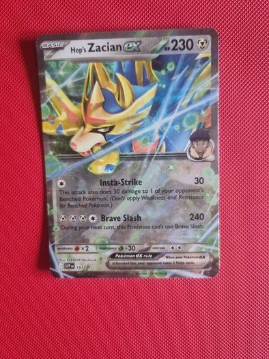 Hop's Zacian EX Pokemon Card Promo (193)