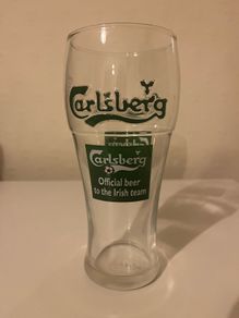 Old Carlsberg Pint Glass
