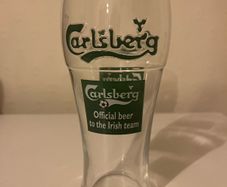 Old Carlsberg Pint Glass