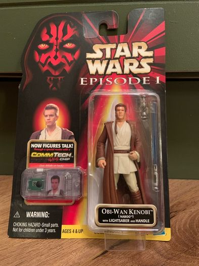 Star Wars Episode 1 Obi Wan Kenobi Action Figure 1999 Hasbro