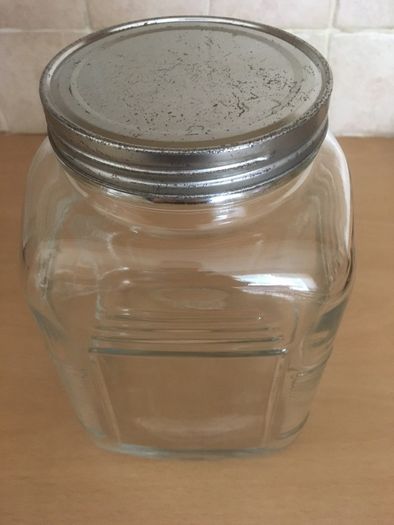 Retro-Style Glass Storage Jar