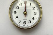 New 65mm Gold Clock Inserts, Quartz Fit-Up