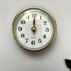 New 65mm Gold Clock Inserts, Quartz Fit-Up