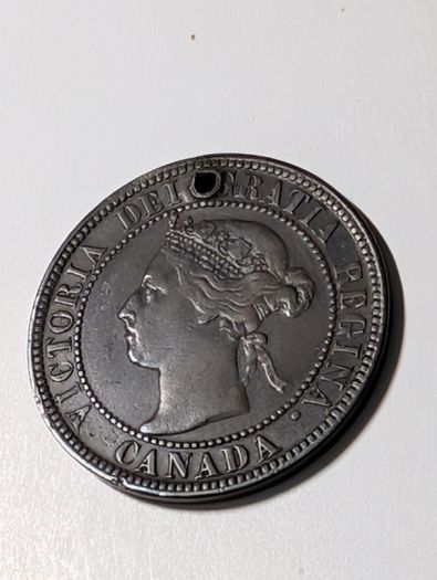 Canada Cent coin 1900