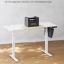 Height-adjustable desk  XL Size: 60 x 140 x (72-120) cm (D x W x H) Image 4