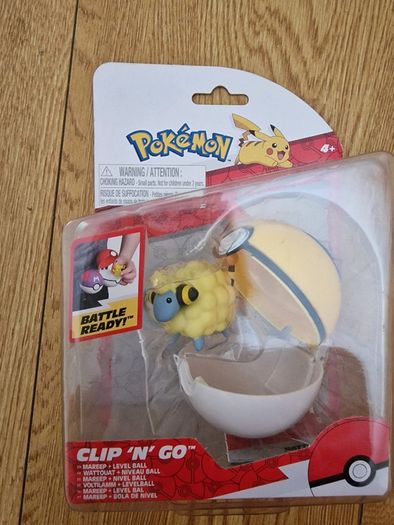 Pokemon Clip N Go Mareep and Level Ball