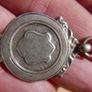 Vintage Solid Sterling Silver 925 Medal Or Watch Fob 4,8g Image 2