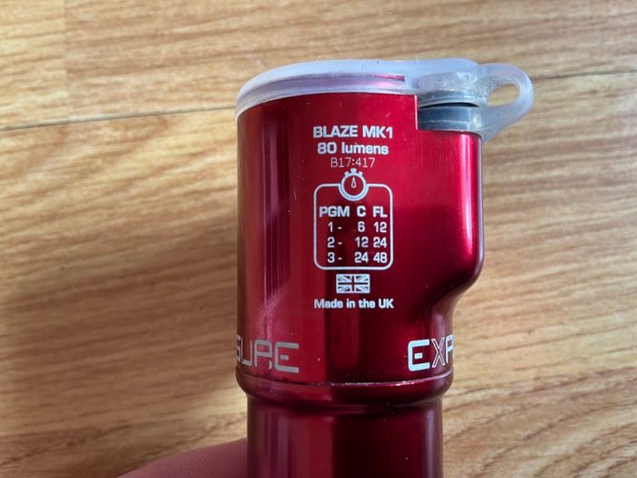 Exposure Blaze rear bike light 80 lumens