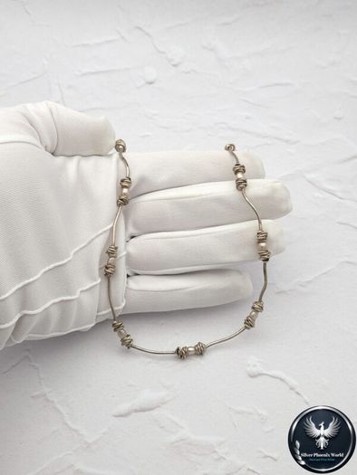 Vintage 925 Sterling Silver & Cultured Pearl Necklace