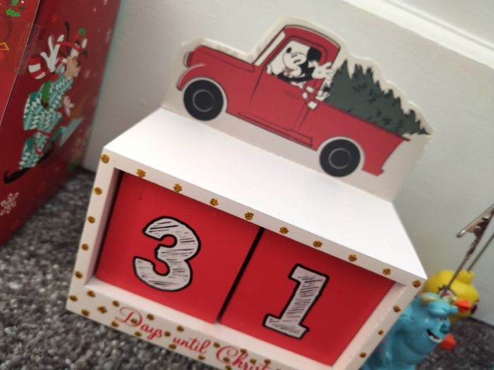 Box Of New as New Disney Christmas Ornaments and Gifts
