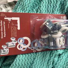 New FIXIT Shower Glass Roller Replacement Set chrome
