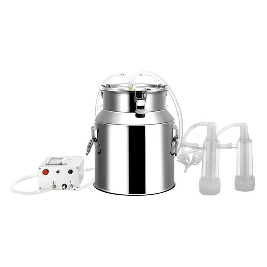 BRAND NEW 14L Electric Milking Machine Food Grade Portable Automatic Pumping Rate 24L/min Cattle Milking With Brush Sheep