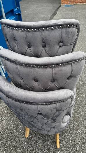 Velvet Grey Dining Chairs