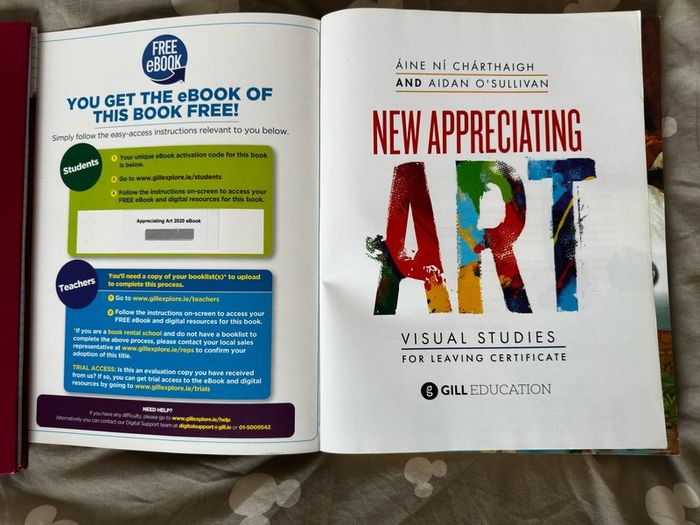 New Appreciating Art - Leaving Cert Art Textbook (Gill)