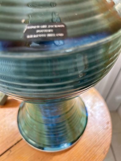 Studio Pottery Lamp and shade/ Stoneware Jackson