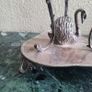 Antique silverplate swan centrepiece Image 3