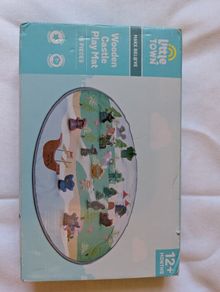 wooden castle princess playset