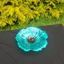 Floral glass fruit plate postage possible Image 2