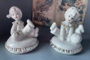 Vintage Clown Ornaments Set