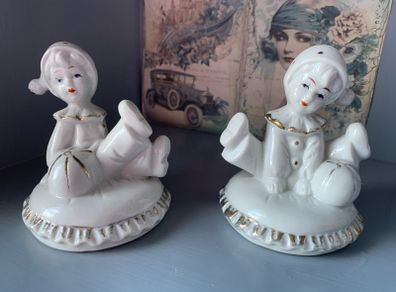 Vintage Clown Ornaments Set