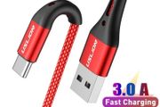Short 0.5M Type C USB Charger Cable for Galaxy S23 S22 S21 A12 A23 A22 A54 A54