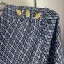Brand new navy with silver thread Savida long sleeve blouse size UK14 EU42 Postage included Image 2