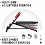 Multifunction Dumbbell Weight Bench, 7-Level Adjustable Hyper Sit-up Bench, Ab Decline Flat Machine Image 3