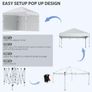 Pop Up Gazebo with 2 Sidewalls 3 x 3m Image 6