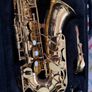 yamaha alto saxophone with case and stand Image 2
