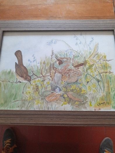 Watercolour.