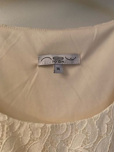 New Look Cream Lace Dress