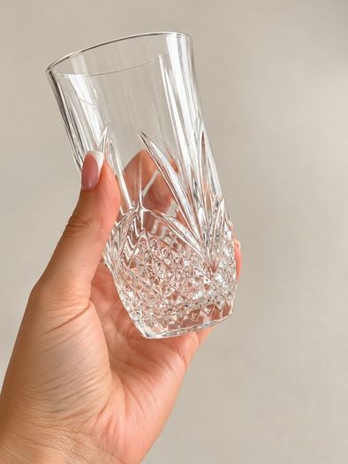 39 Piece Matching Cut Glass Drinking Glass Set
