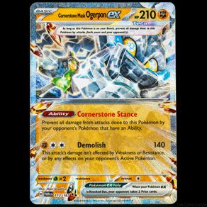 Cornerstone Mask Ogerpon EX 112/167 Double Rare Twilight Masquerade Pokemon Card S&V