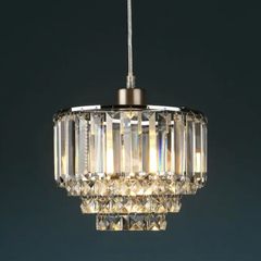 Laura Ashley Chrome Vienna Easy Fit Shade Light