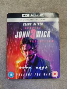 NEW 4K UHD Blu-Ray - John Wick Chapter 3 Parabellum