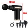 4 Heads Massage Gun Deep Tissue Handheld Percussion Muscle Percussion Massager Image 2